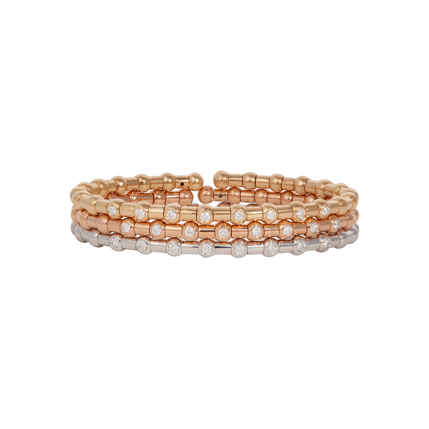 Holly Bracelet with Diamonds | Rose Gold / 6 in (15 cm) | Bracelets