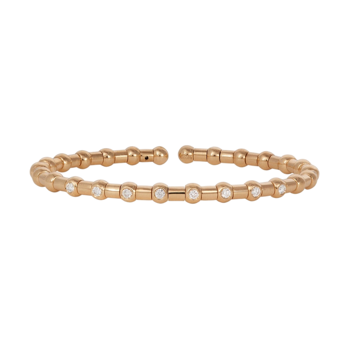 Holly Bracelet with Diamonds | Yellow Gold / 6 in (15 cm) | Bracelets