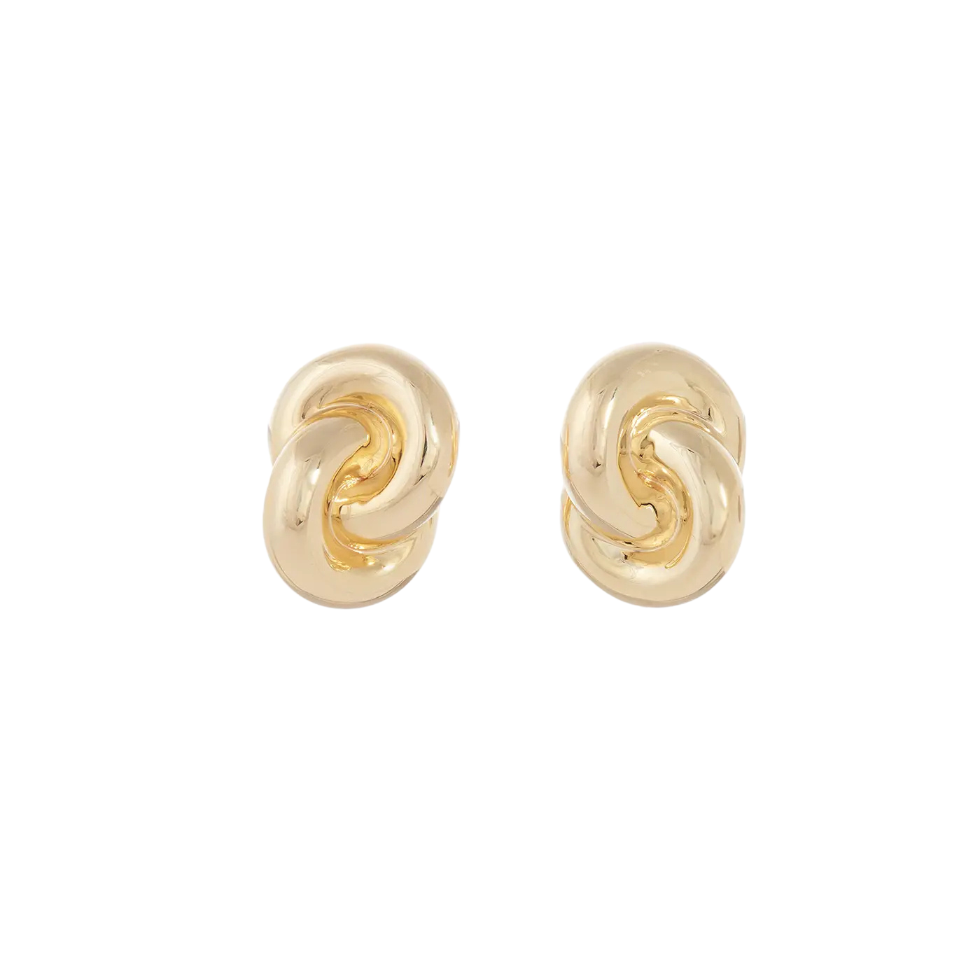 Interlocking Circle Earrings | Yellow Gold | Earrings