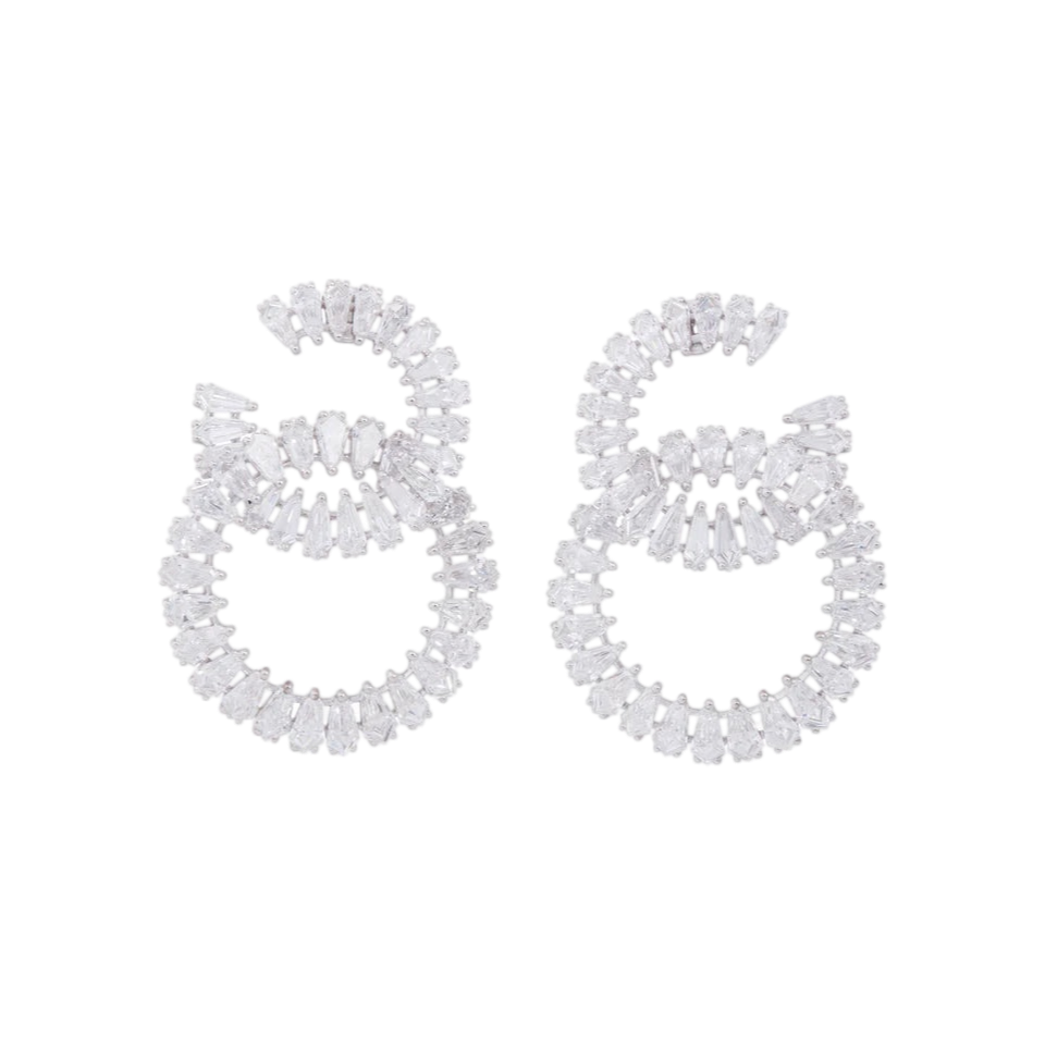 Kite Diamond Earrings | White Gold | Earrings Earrings