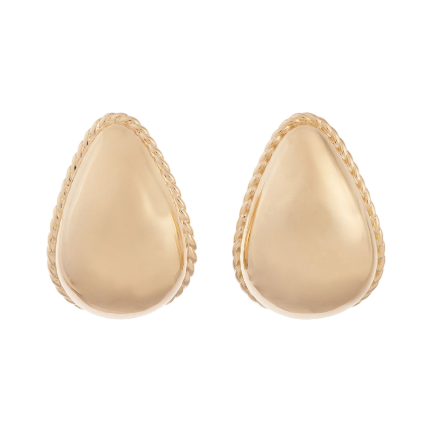 Anjou Earrings | Yellow Gold / 1.5 x 1 in (3.7 x 2.6 cm) | Earrings Earrings