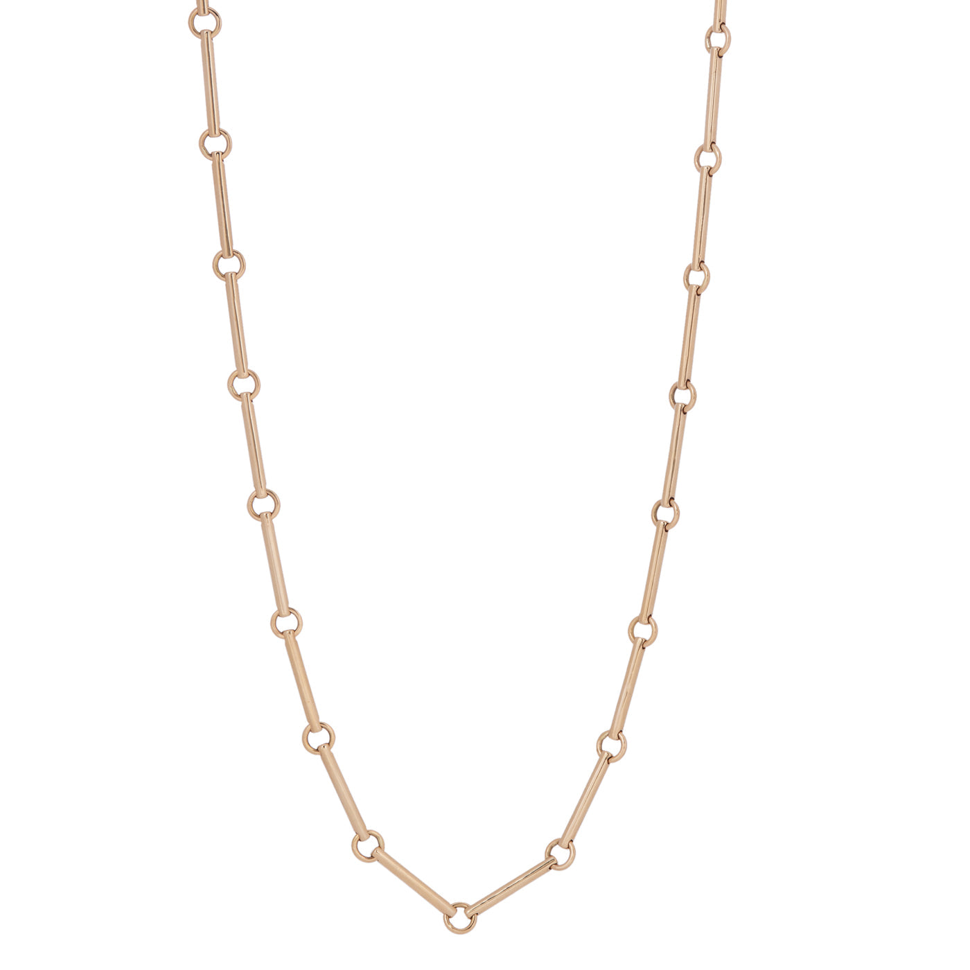 Large Linear Link Necklace | Yellow Gold / 27 in (68.5 cm) | Necklaces