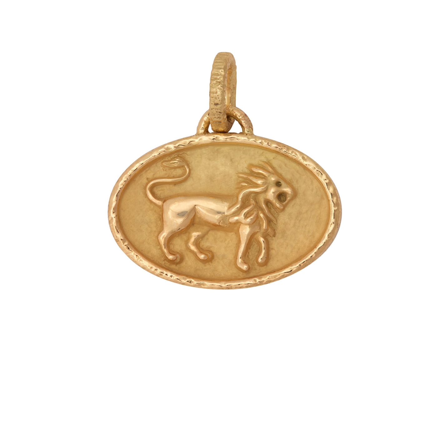 Leo Pendant with Diamonds | Yellow Gold / Regular | Zodiacs