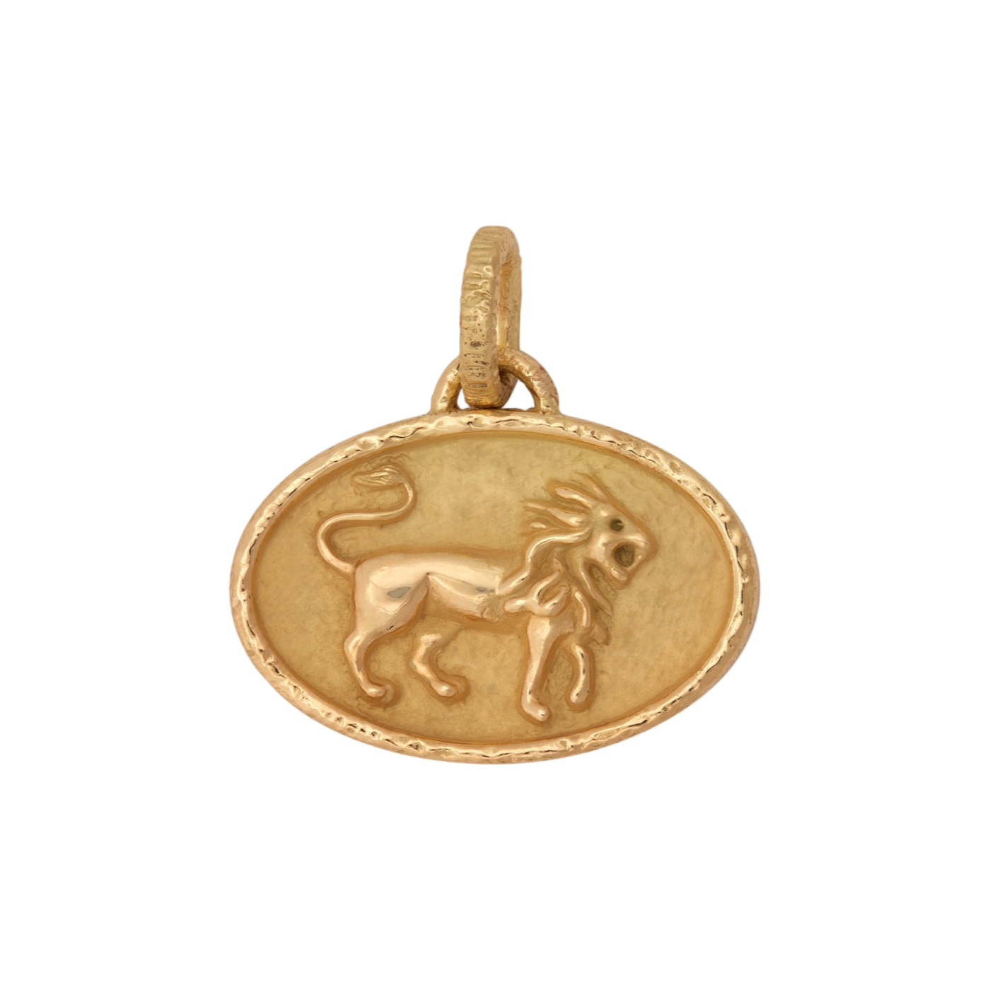 Leo Pendant with Diamonds | Yellow Gold / Regular | Zodiacs