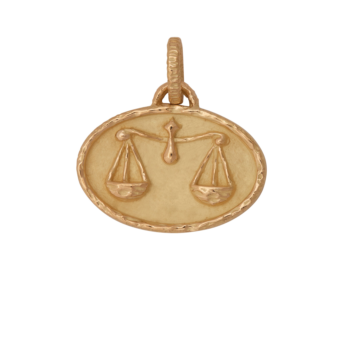 Libra Pendant with Diamonds | Yellow Gold / Regular | Zodiacs