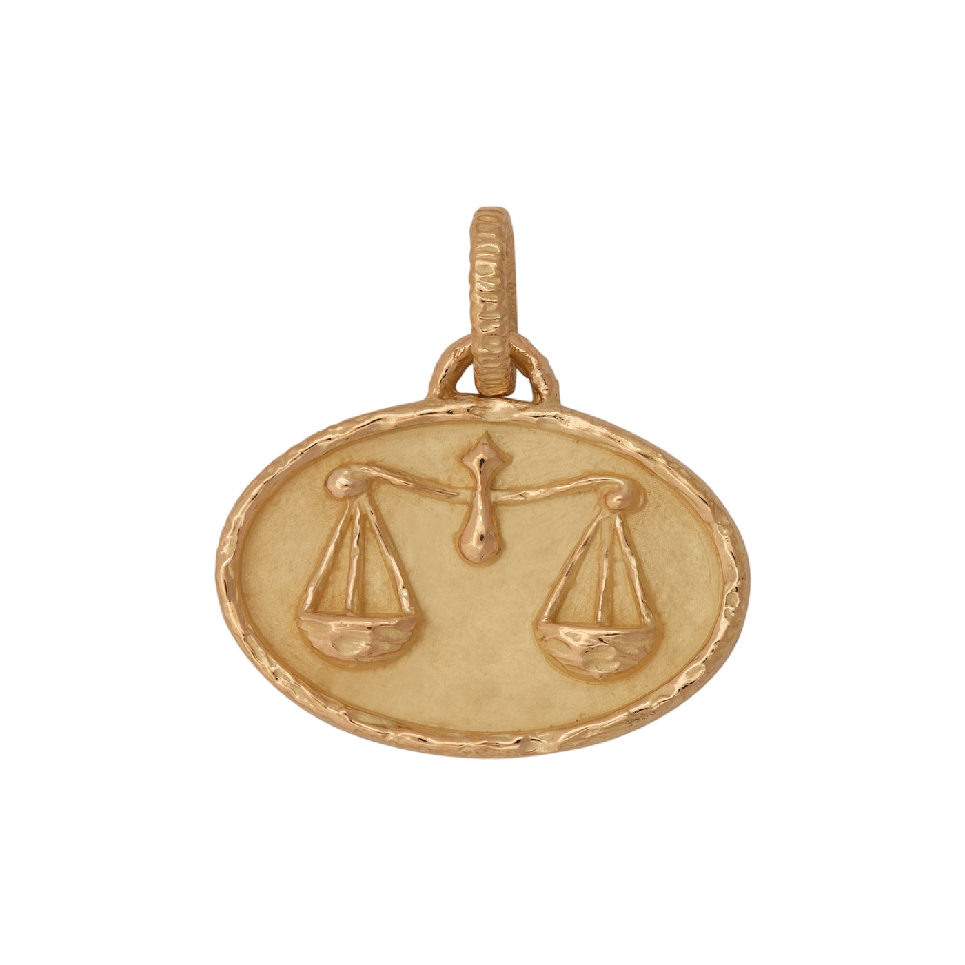Libra Pendant with Diamonds | Yellow Gold / Regular | Zodiacs