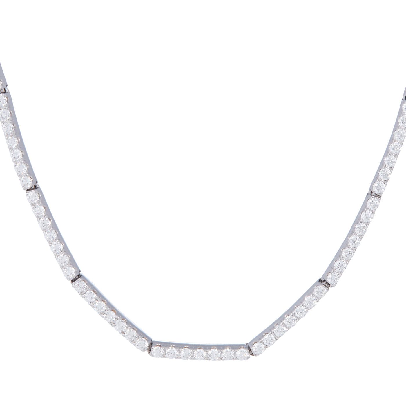 Lyra Diamond Necklace | White Gold / 15 in (38 cm) | Necklaces