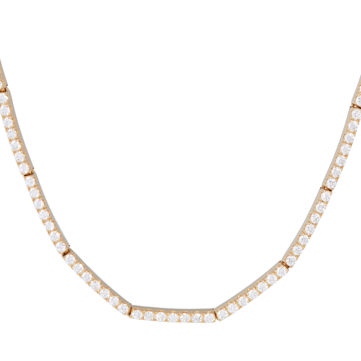 Lyra Diamond Necklace | Yellow Gold / 15 in (38 cm) | Necklaces