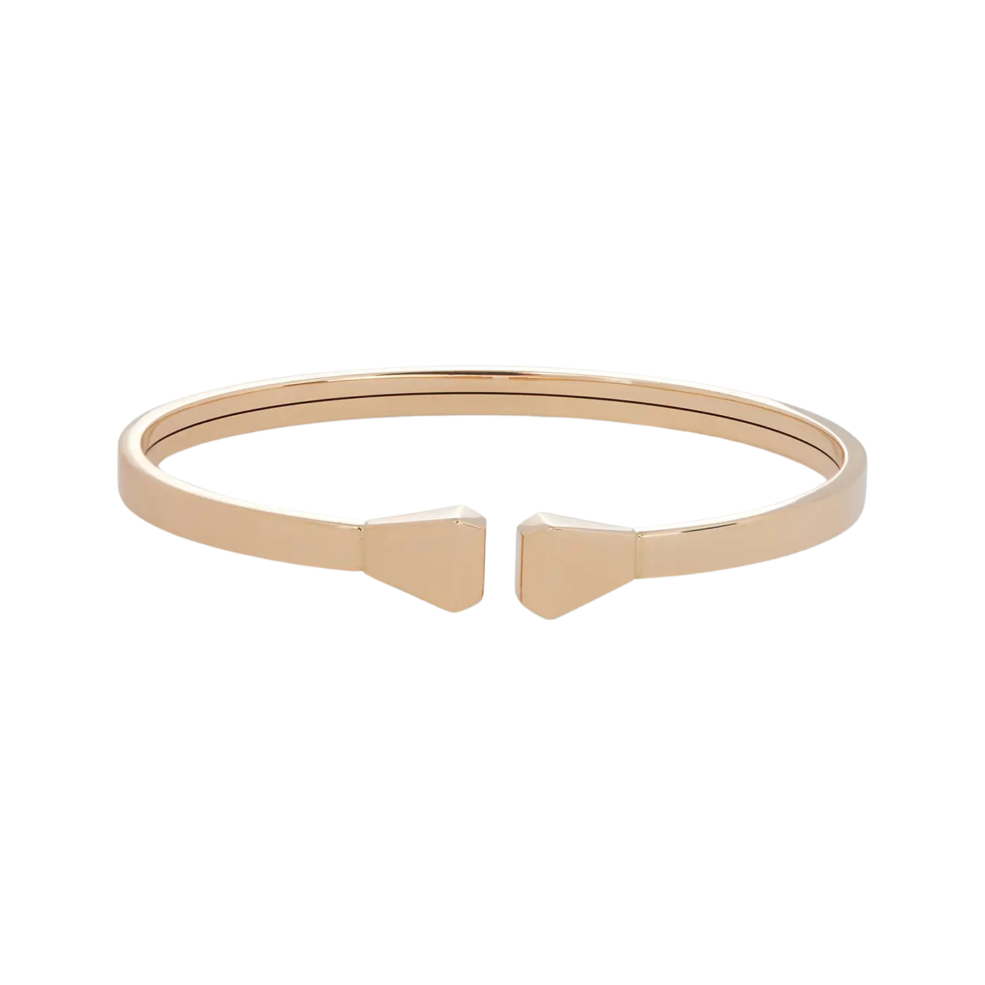 Nail Head Flexible Cuff | Yellow Gold | Bracelets