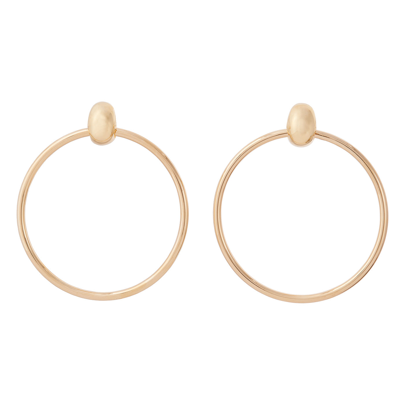 Naples Earrings | Yellow Gold / 2 in (7 cm) | Earrings