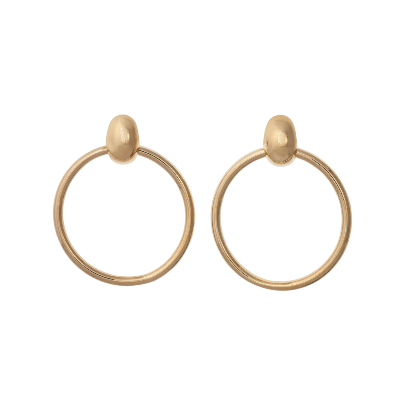 Naples Earrings | Yellow Gold / 2 in (5 cm) | Earrings