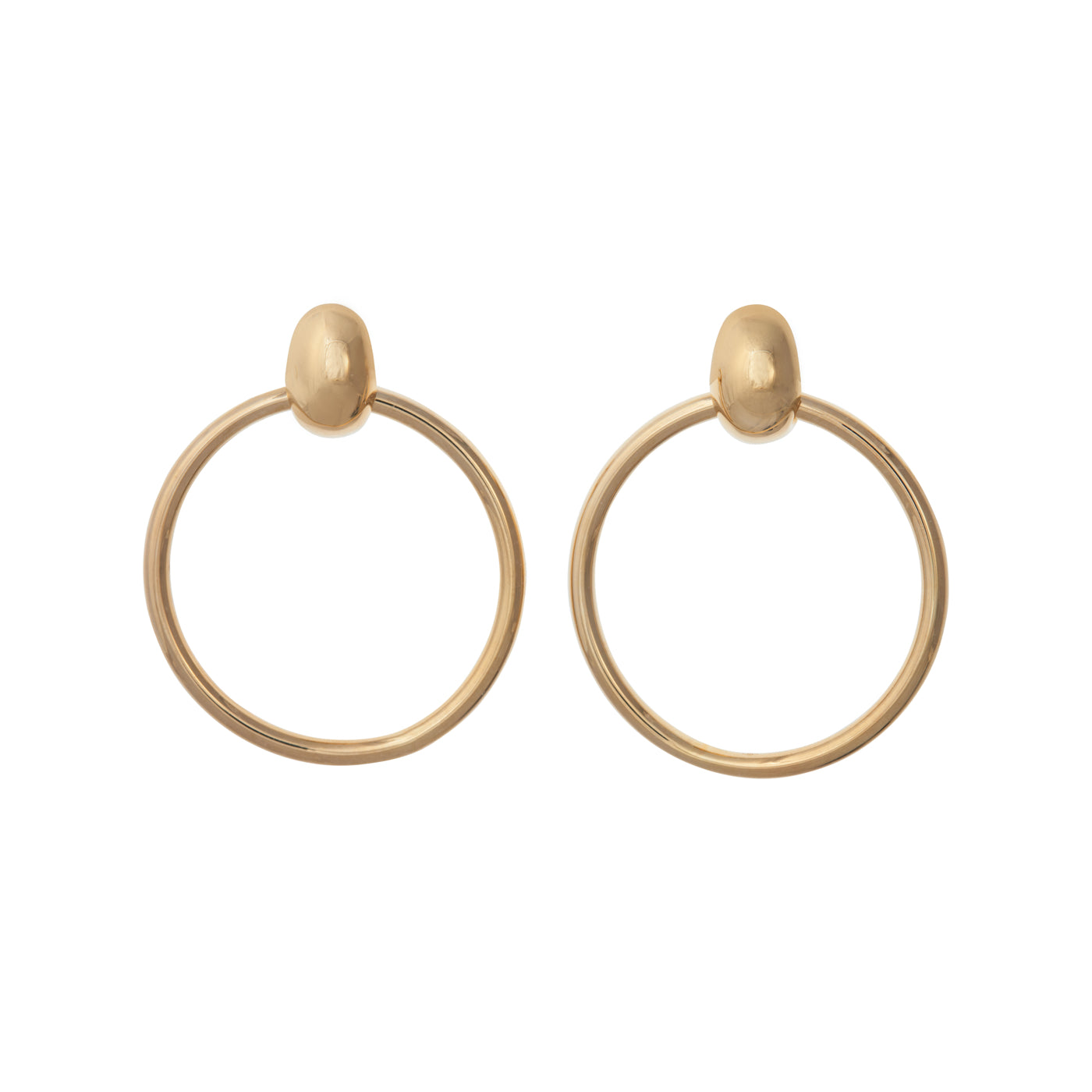 Naples Earrings | Yellow Gold / 2 in (5 cm) | Earrings