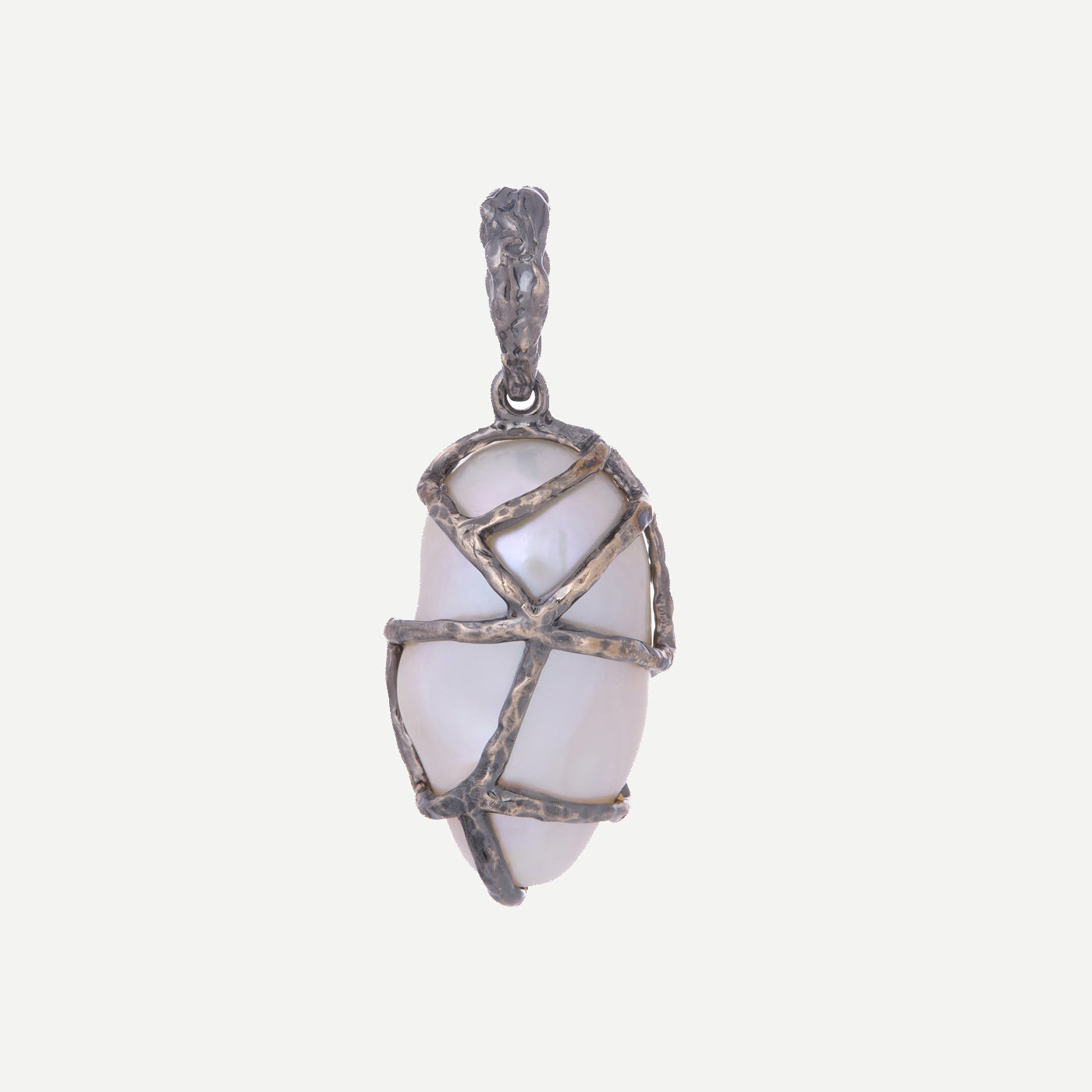 Tether Pendant in Black Rhodium