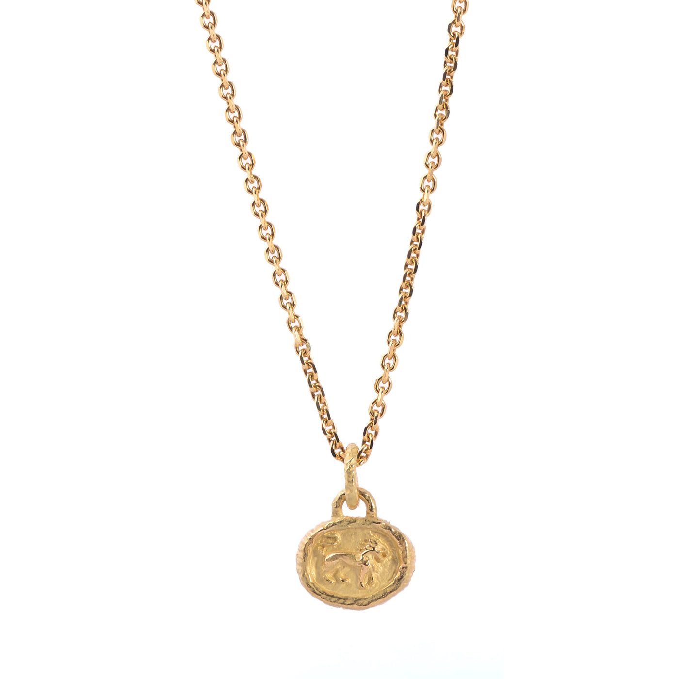 Petite Leo Pendant | Yellow Gold / Petite | Zodiacs