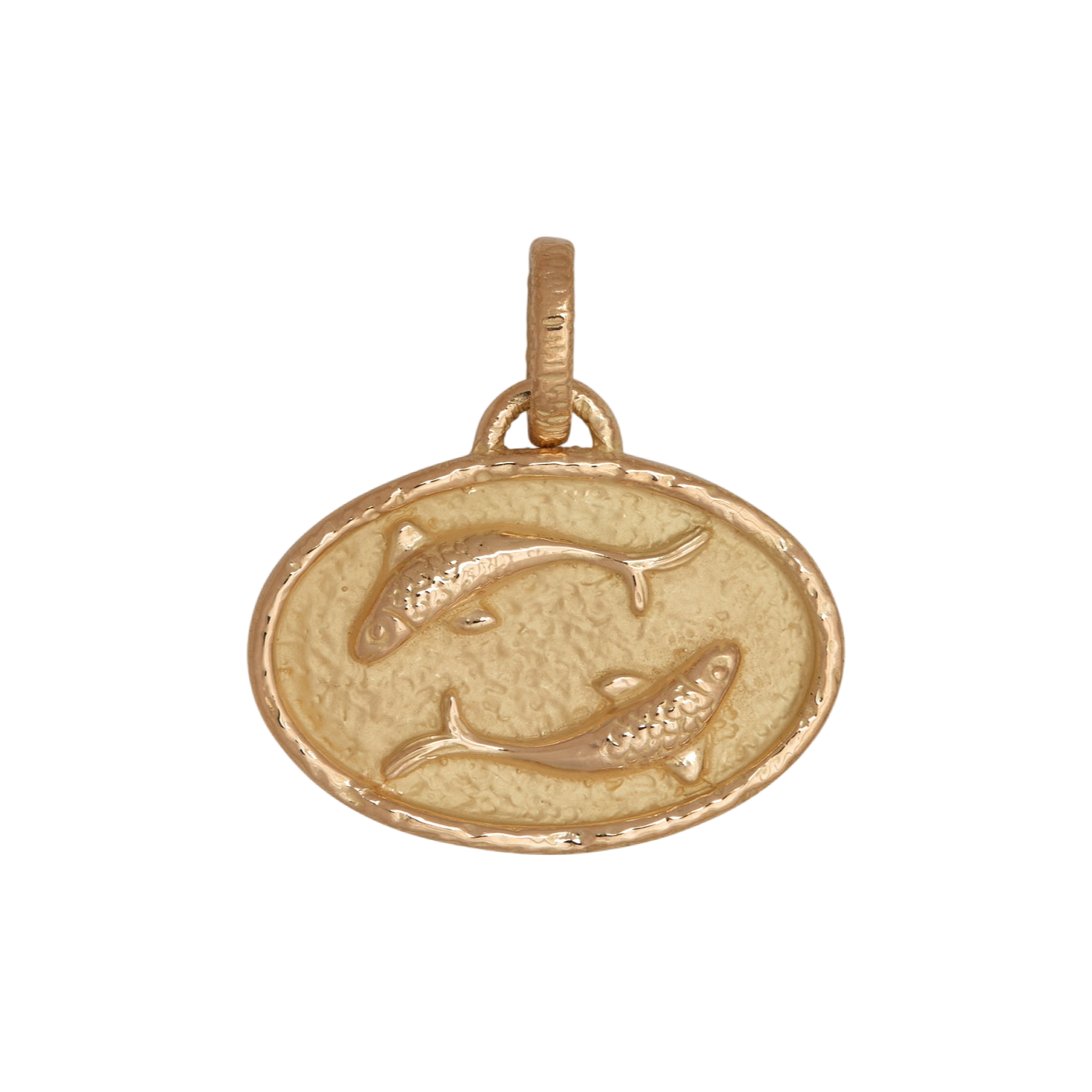 Pisces Pendant with Diamonds | Yellow Gold / Regular | Zodiacs