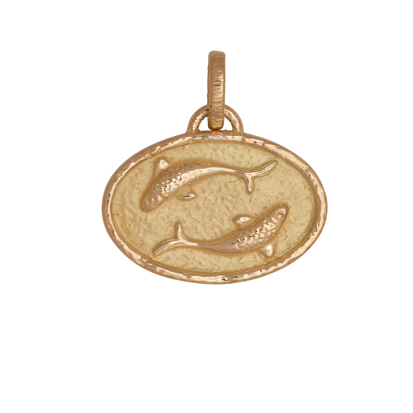 Pisces Pendant with Diamonds | Yellow Gold / Regular | Zodiacs