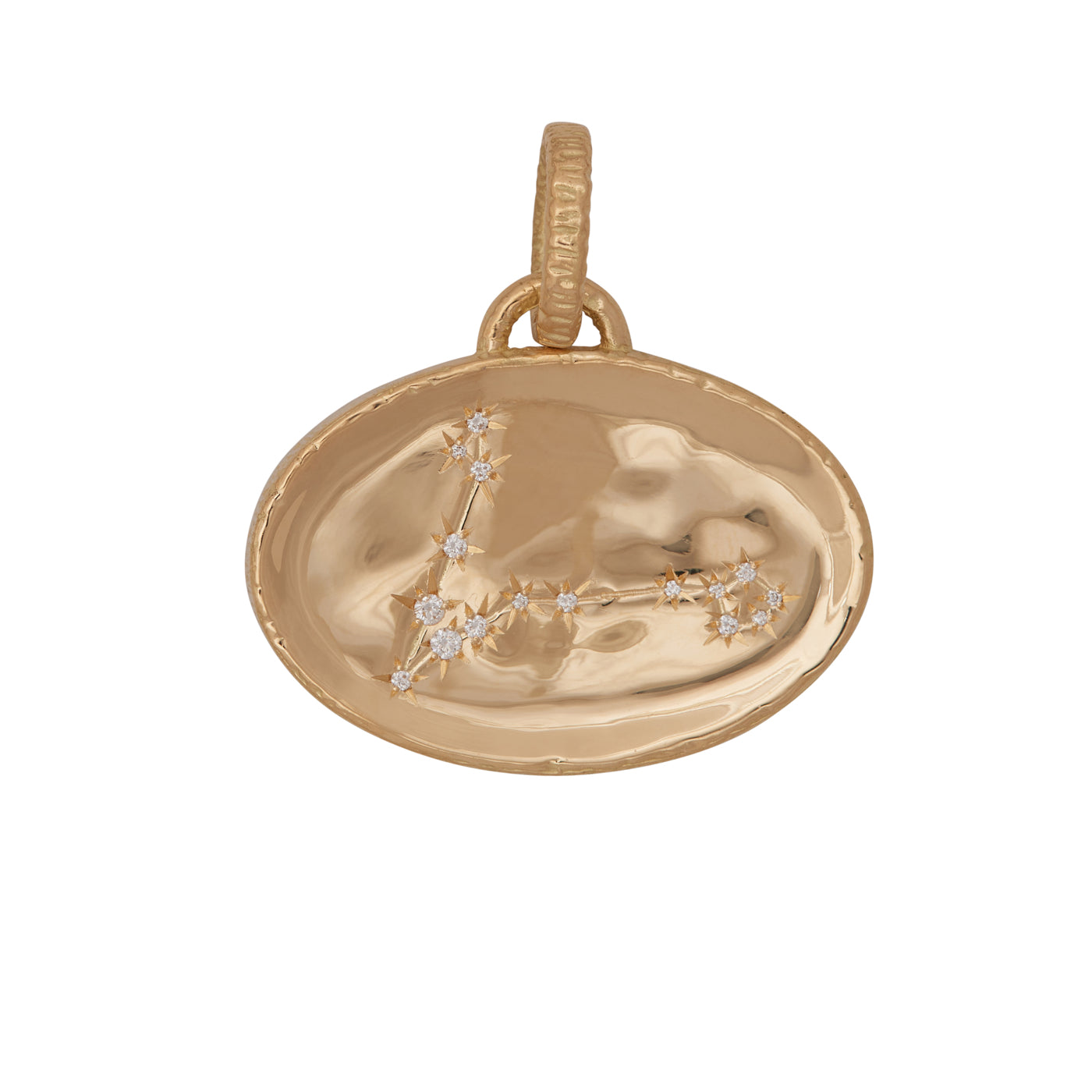 Pisces Pendant with Diamonds | Yellow Gold / Regular | Zodiacs