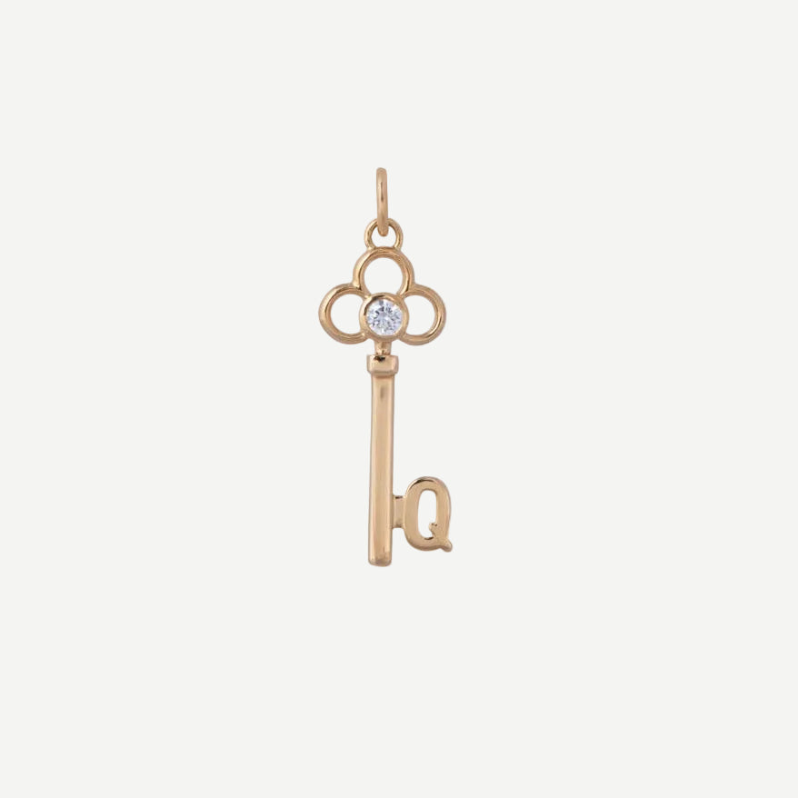 Alphabet Key Charm | Necklaces