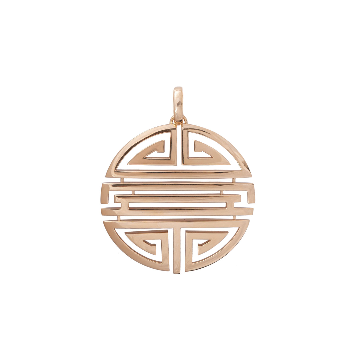 Longevity Pendant | Yellow Gold / 2.4 in (6 cm) | Charms Charms & Pendants