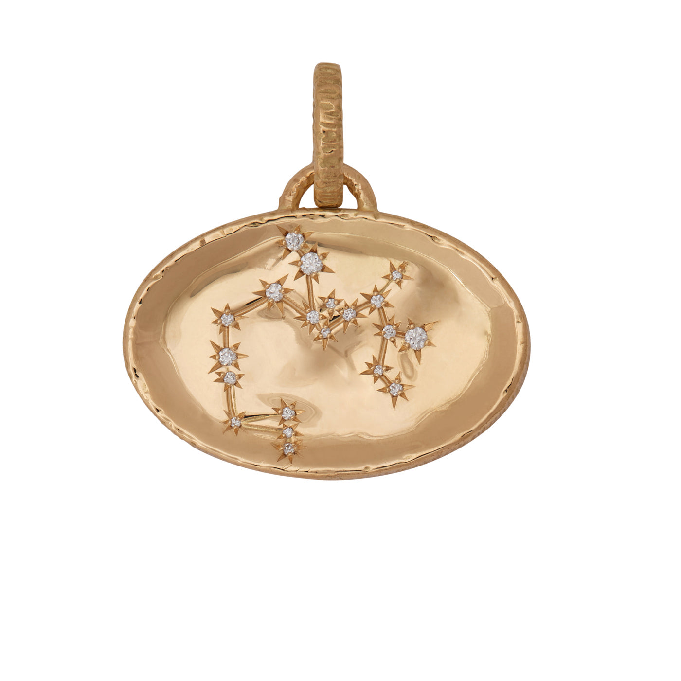 Sagittarius Pendant with Diamonds | Yellow Gold / Regular | Zodiacs