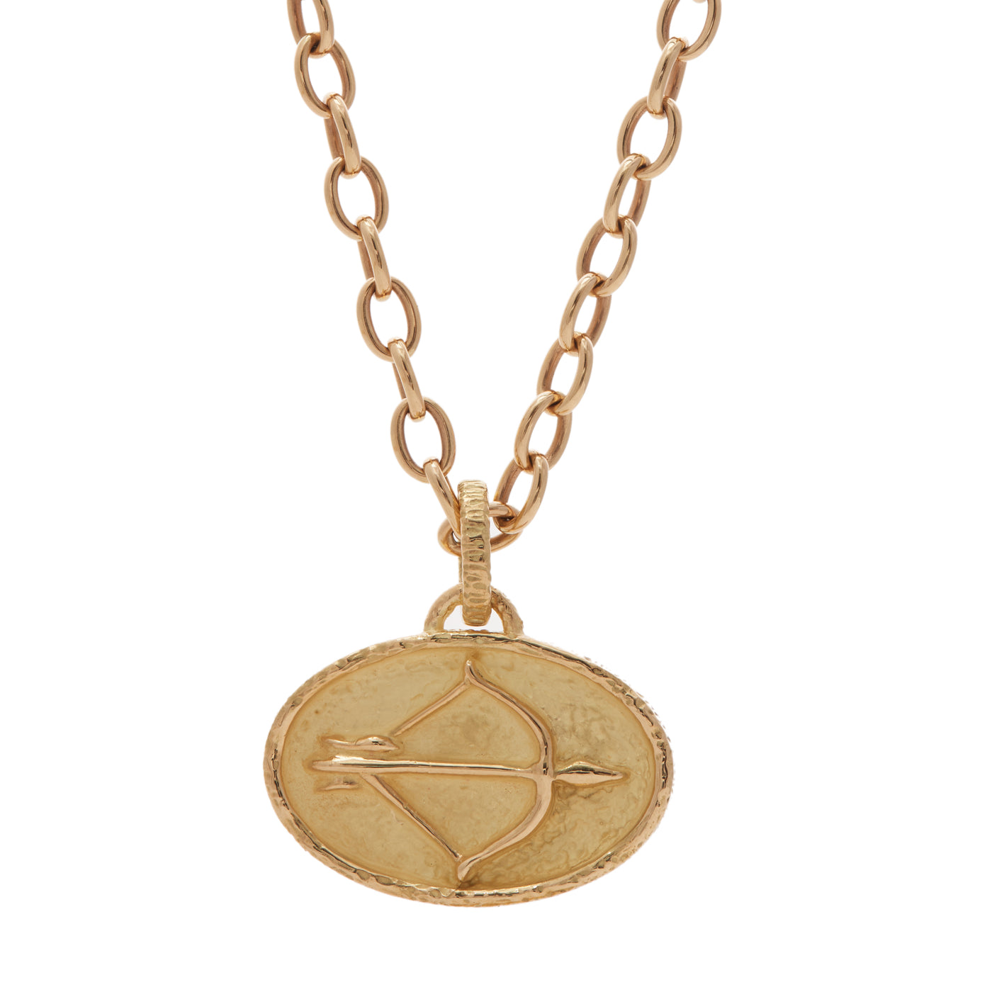 Sagittarius Pendant with Diamonds | Yellow Gold / Regular | Zodiacs