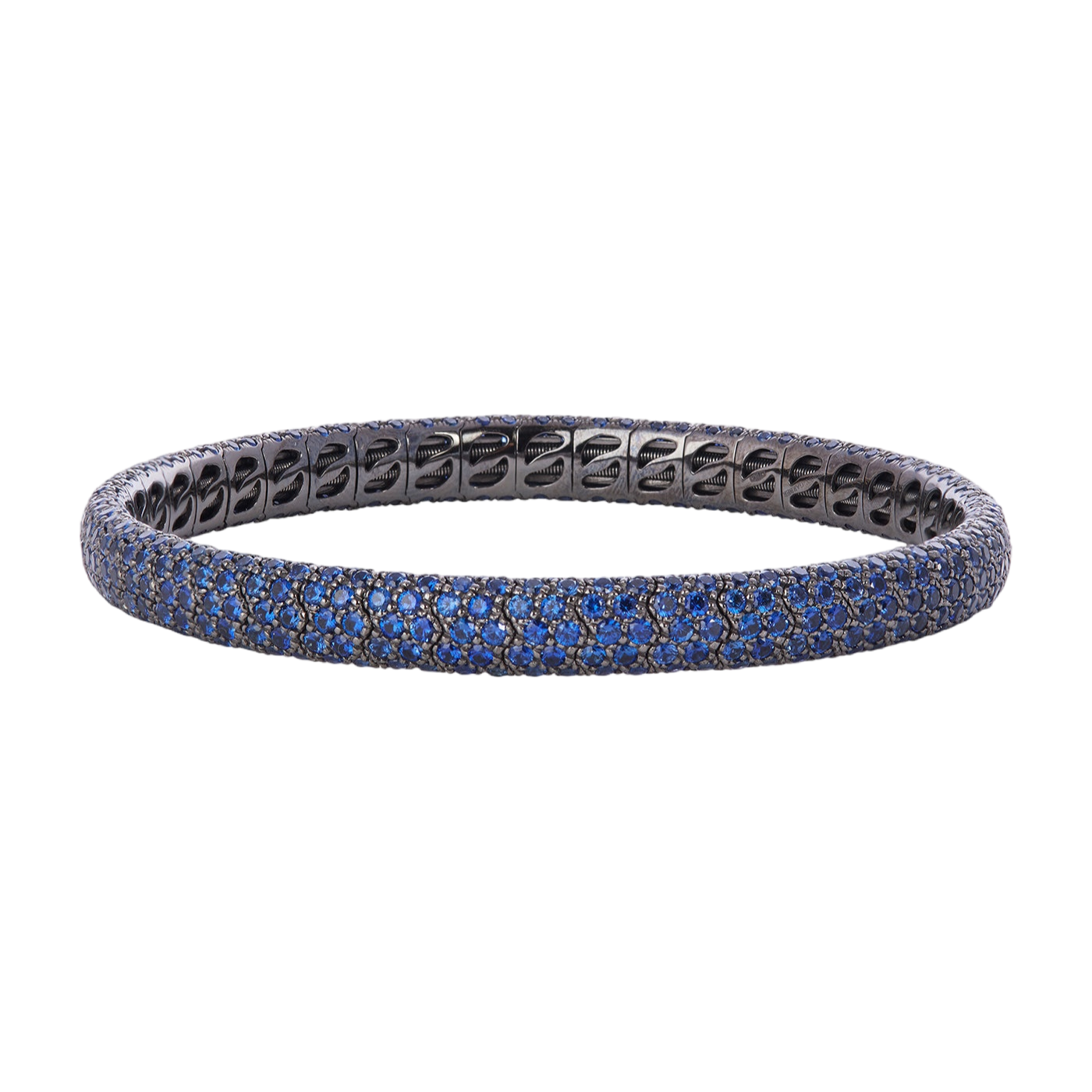 Pavé Stretch Bracelet with Sapphires | Bracelets