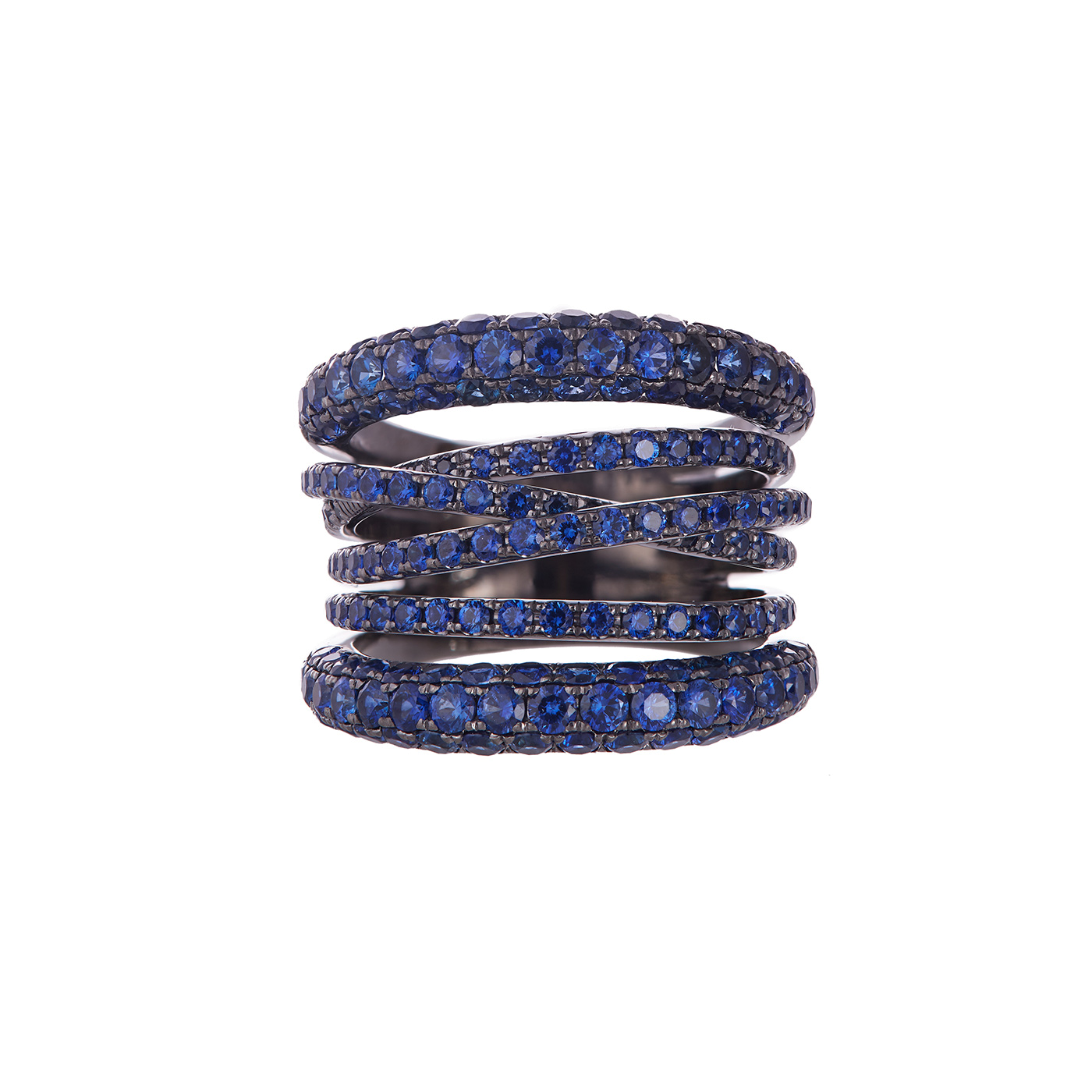 Scribble Ring with Sapphires | Rings
