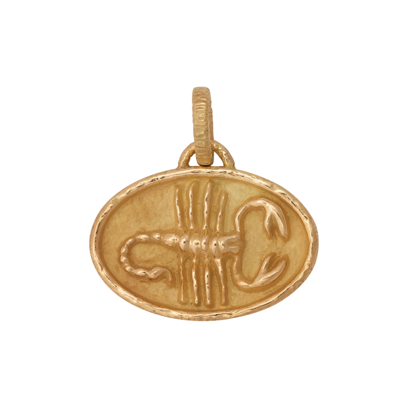 Scorpio Pendant with Diamonds | Yellow Gold / Regular | Zodiacs Charms & Pendants