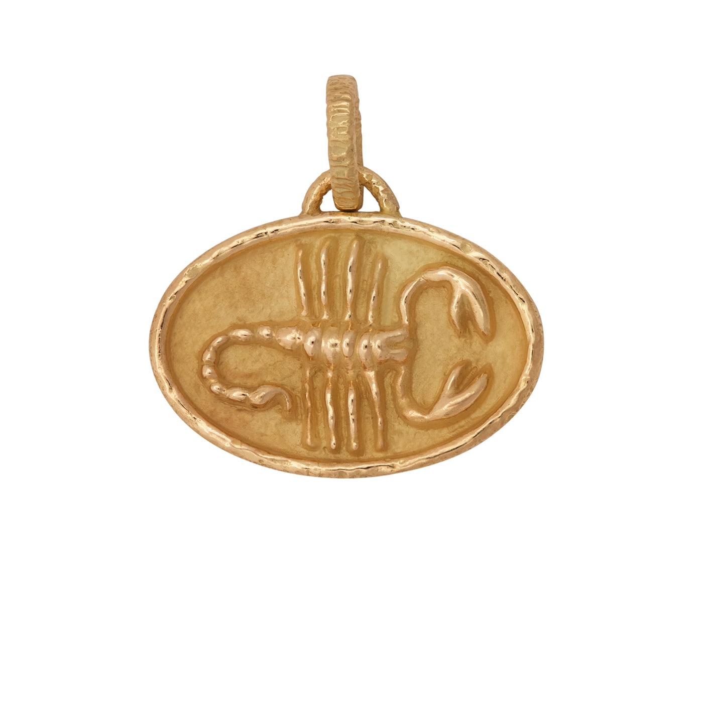Scorpio Pendant with Diamonds | Yellow Gold / Regular | Zodiacs Charms & Pendants