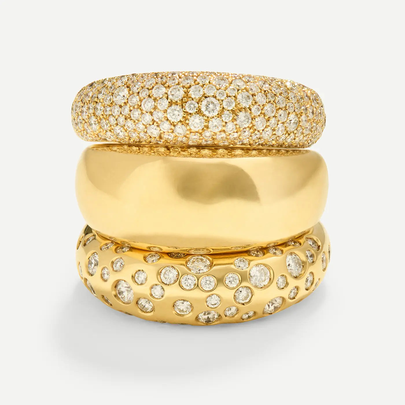 French Dome Ring | White Gold | Rings