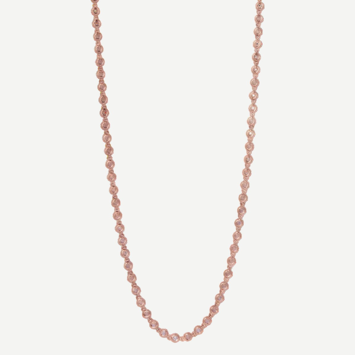 Superlative Necklace with Diamonds | Rose Gold / 27 in | Necklaces