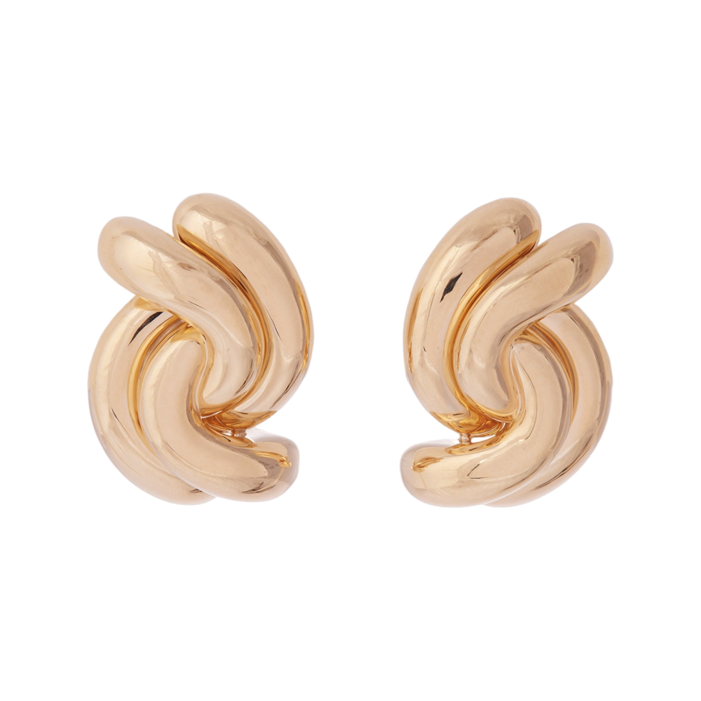 Swirl Earrings | Yellow Gold | Earrings