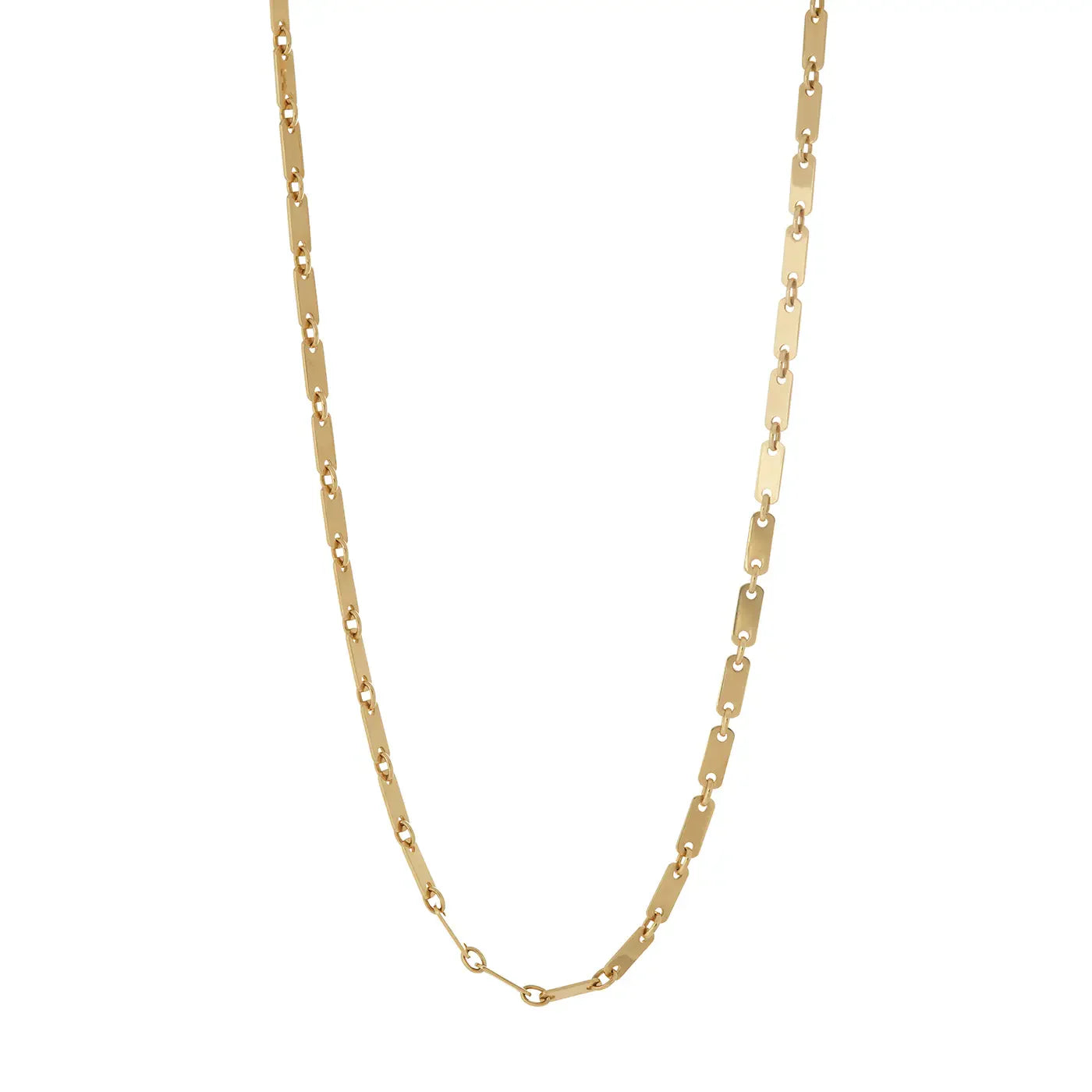 Tab Chain Necklace | Yellow Gold / 27 in (68.58 cm) | Necklaces