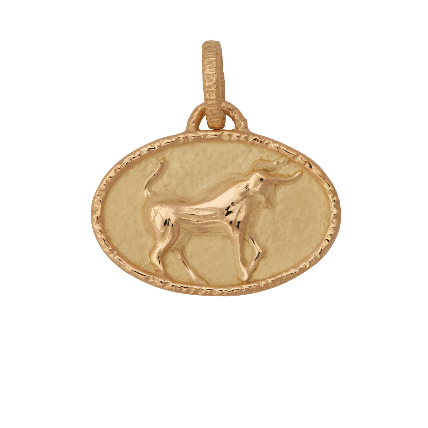 Taurus Pendant with Diamonds | Yellow Gold / Regular | Zodiacs