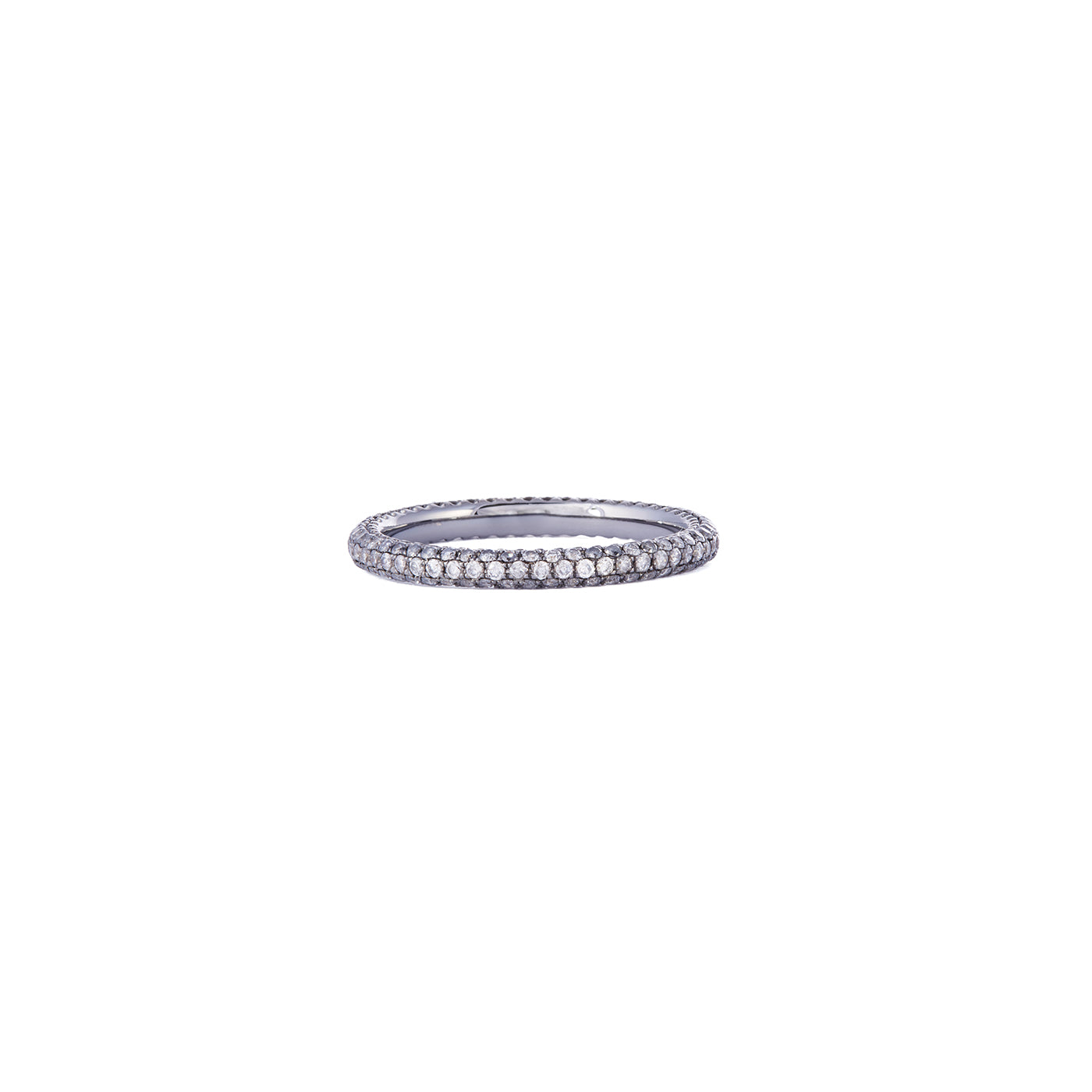 Thread Ring with Grey Diamonds | Rings