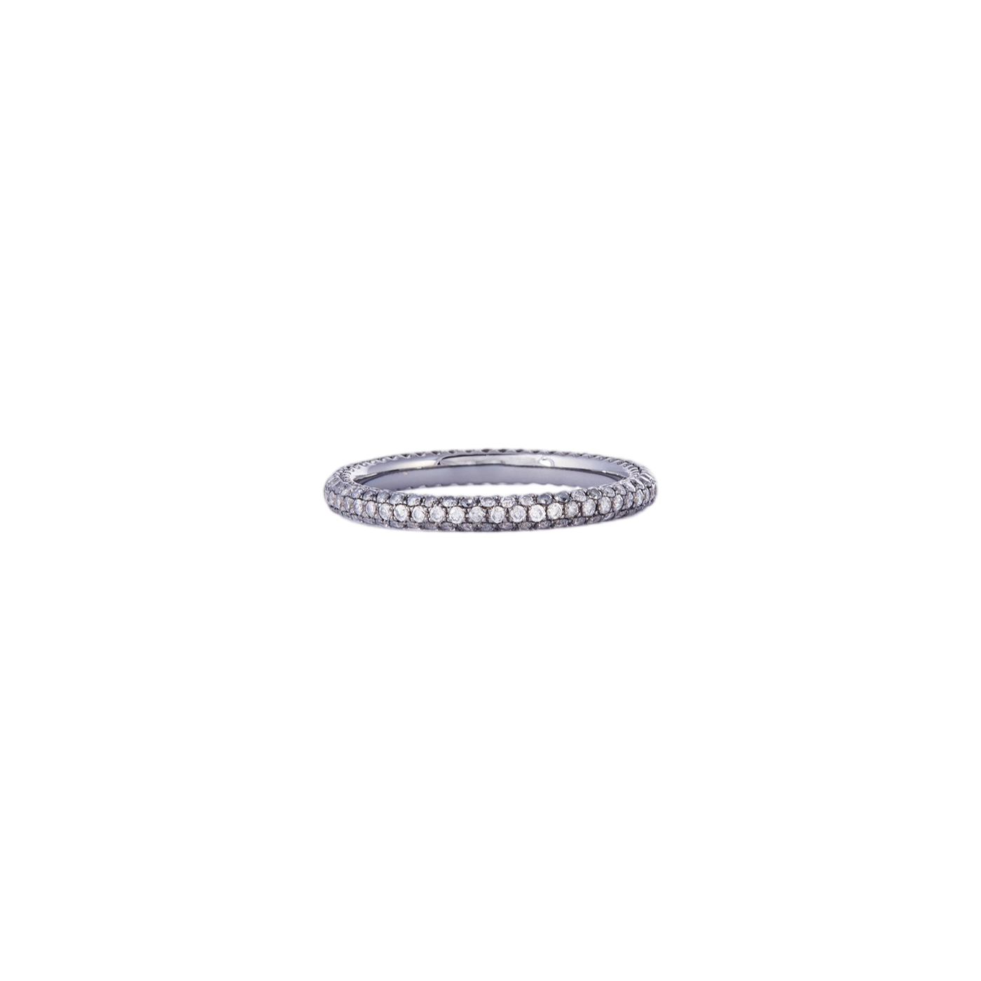 Thread Ring with Grey Diamonds | Rings