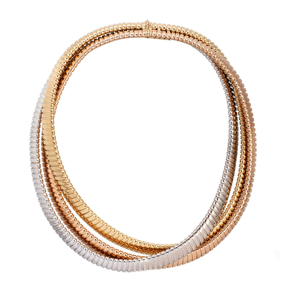 Tre Collana D'Oro Necklace
