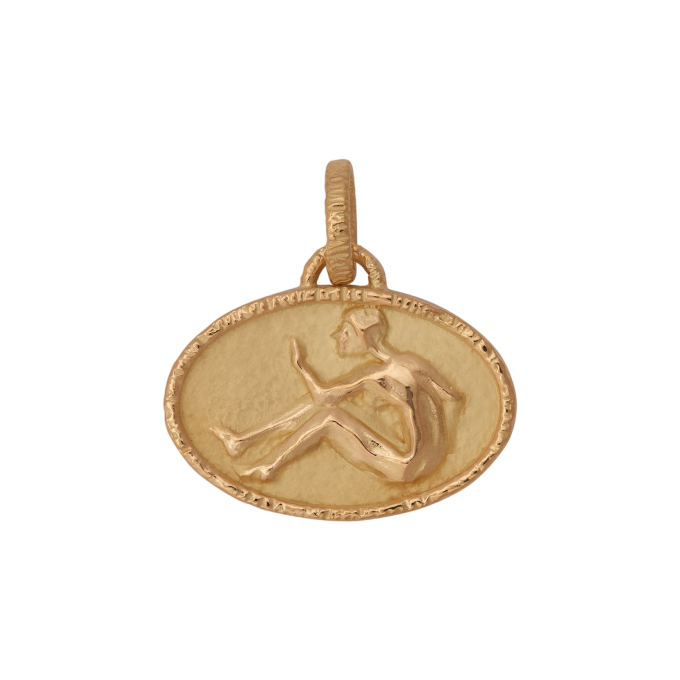 Virgo Pendant with Diamonds | Yellow Gold / Regular | Zodiacs