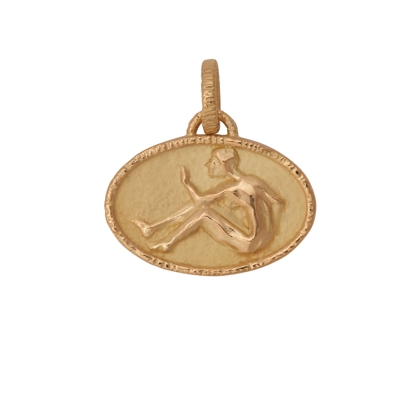 Virgo Pendant with Diamonds | Yellow Gold / Regular | Zodiacs