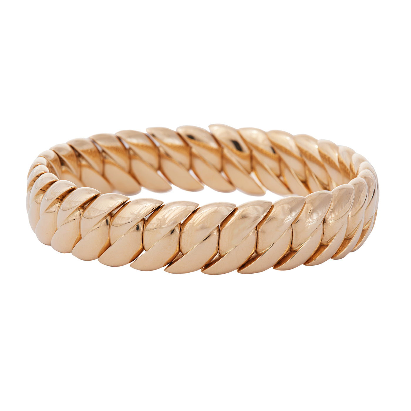 Skinny Wave Link Bracelet