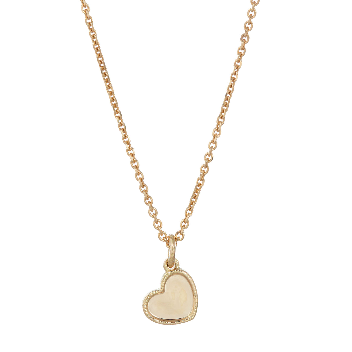 Askew Heart Charm | Yellow Gold | Charms