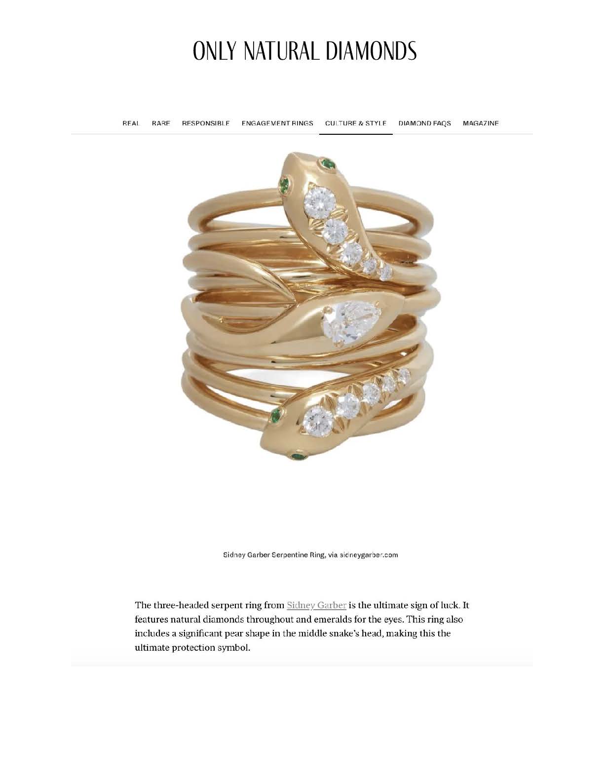 Only Natural Diamonds, January 2025