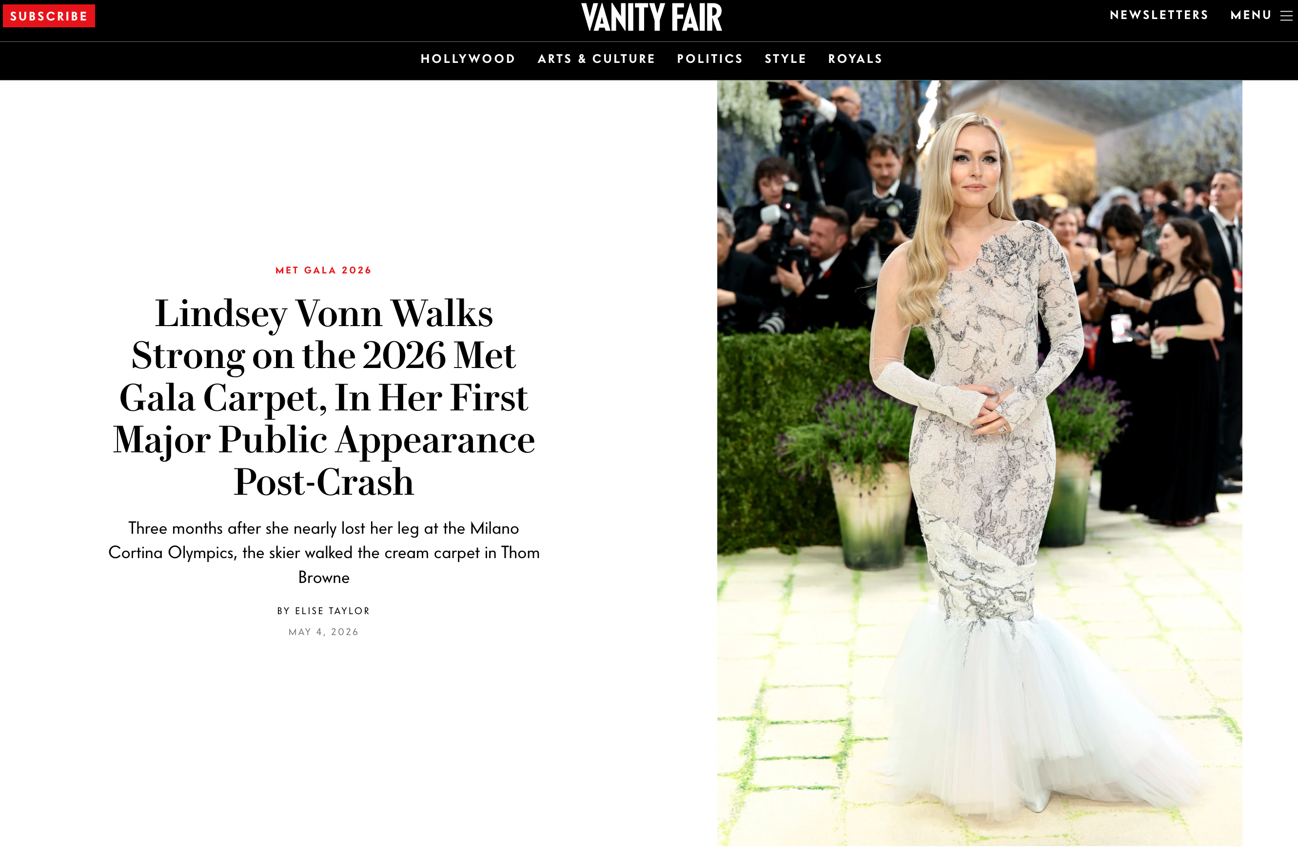 Vanity Fair, May 2026