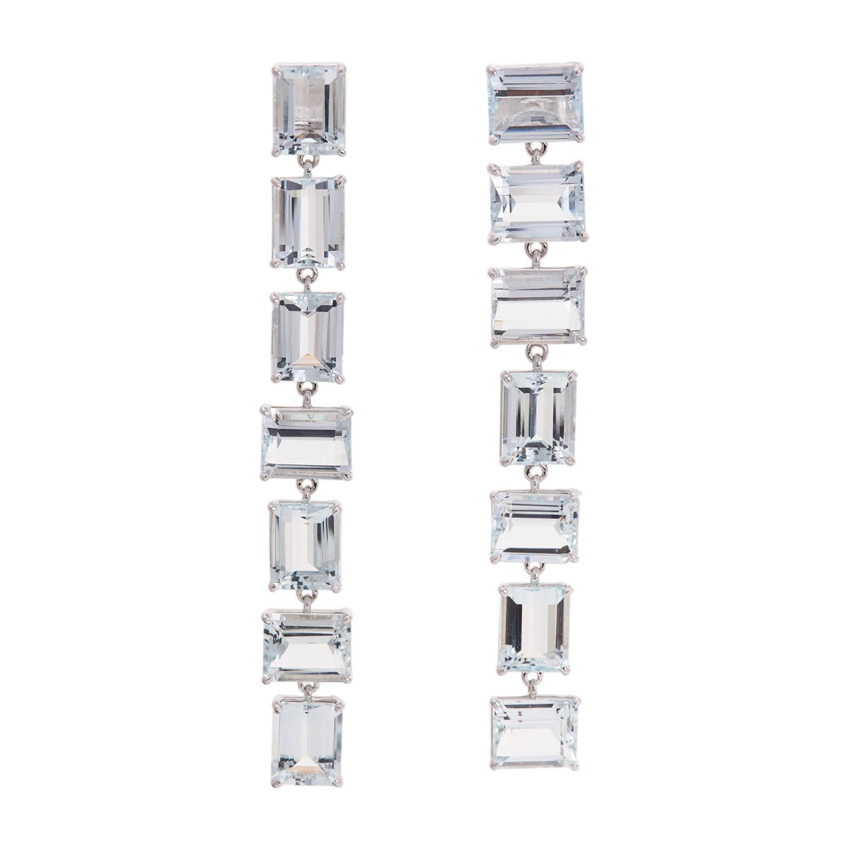 Mosaic Earrings | White Gold | Earrings