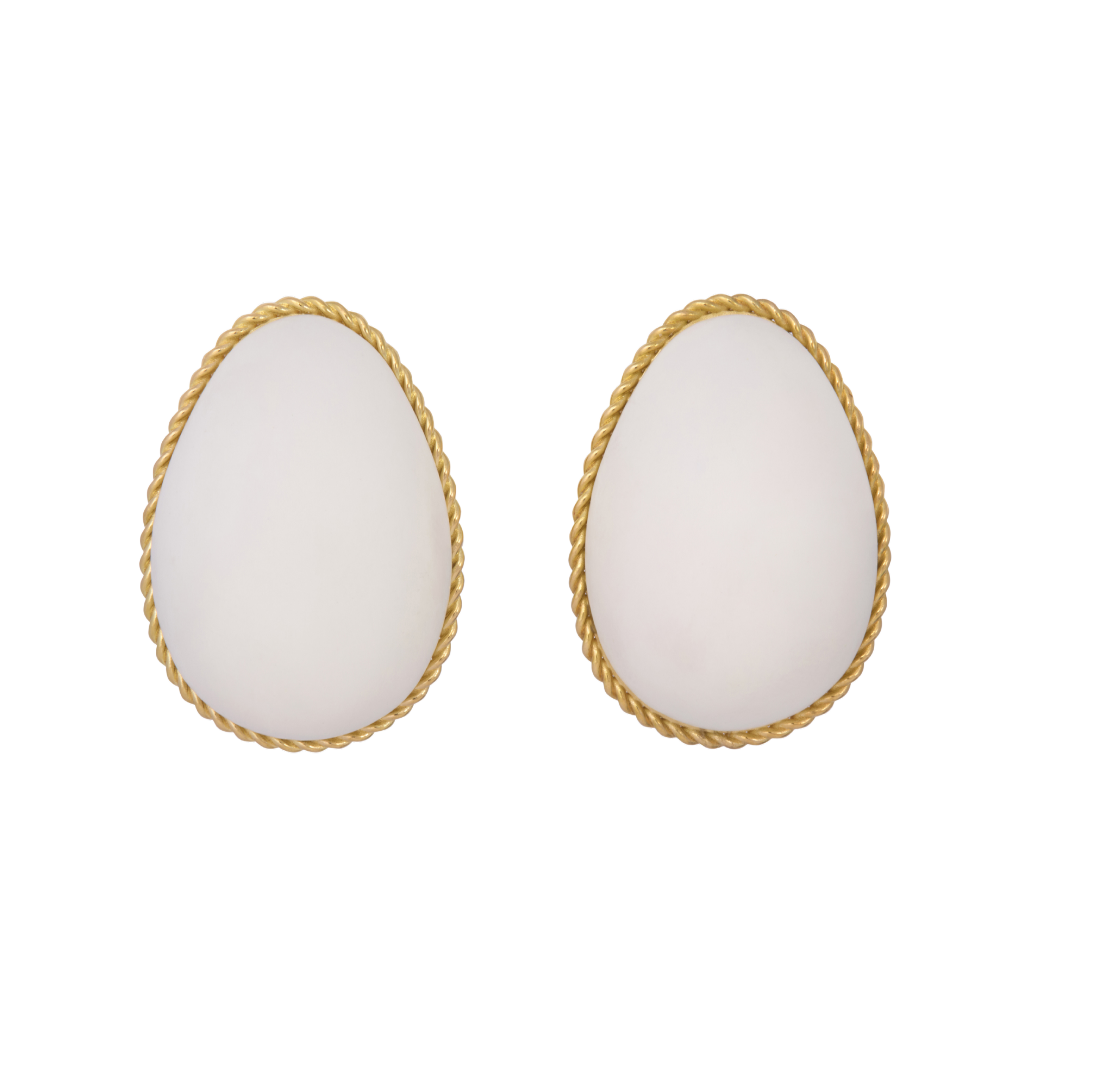 White B-Carbon Anjou Earrings