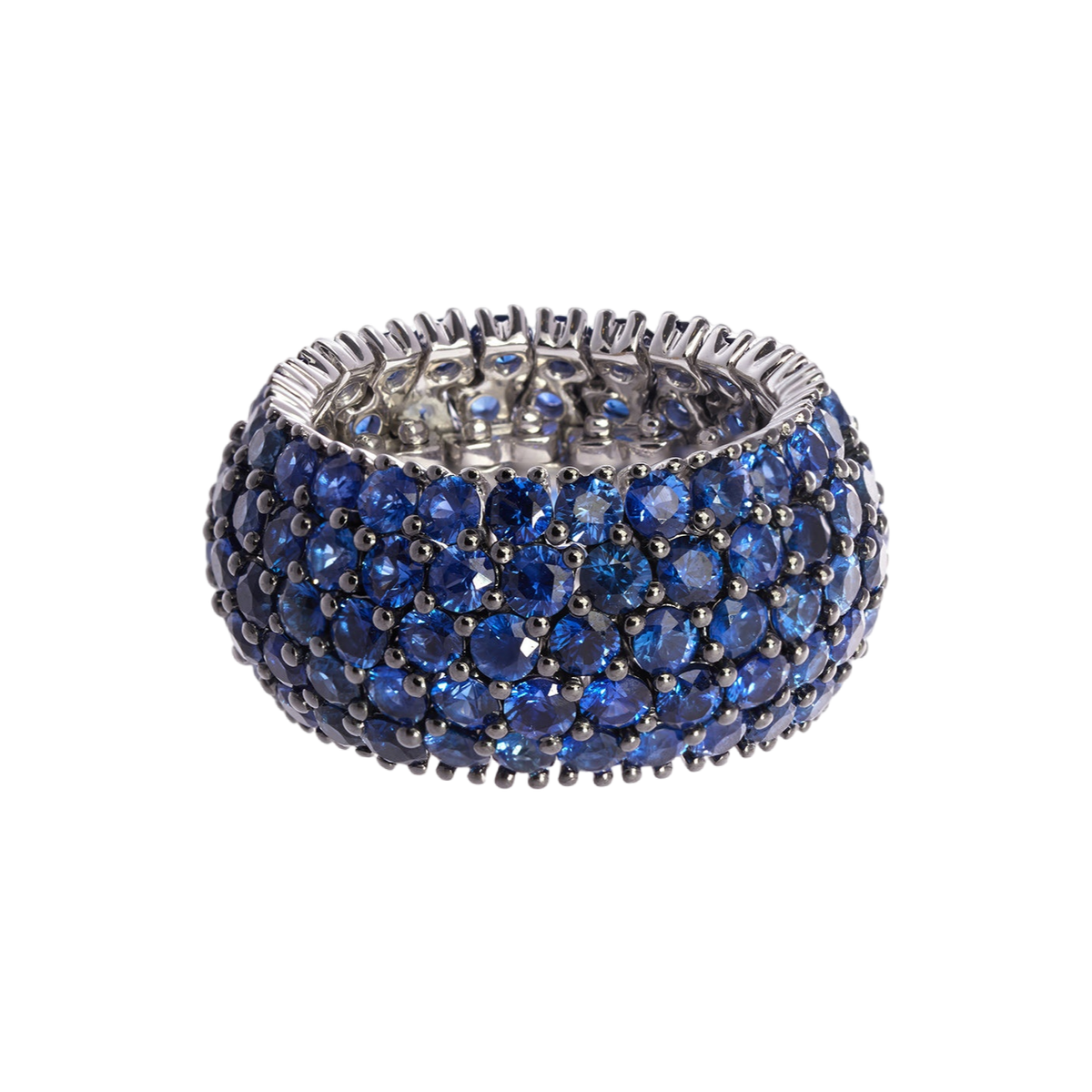Flexible Ring with Sapphires | Rings