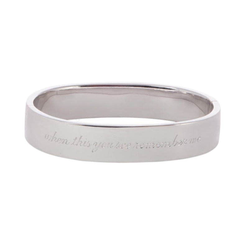 Polished Bangle | White Gold / 6.1 in (15.5 cm) | Bracelets