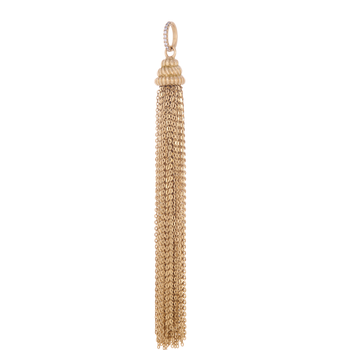 Rolling Top Tassel Pendant