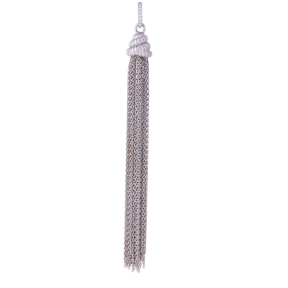 Rolling Top Tassel Pendant