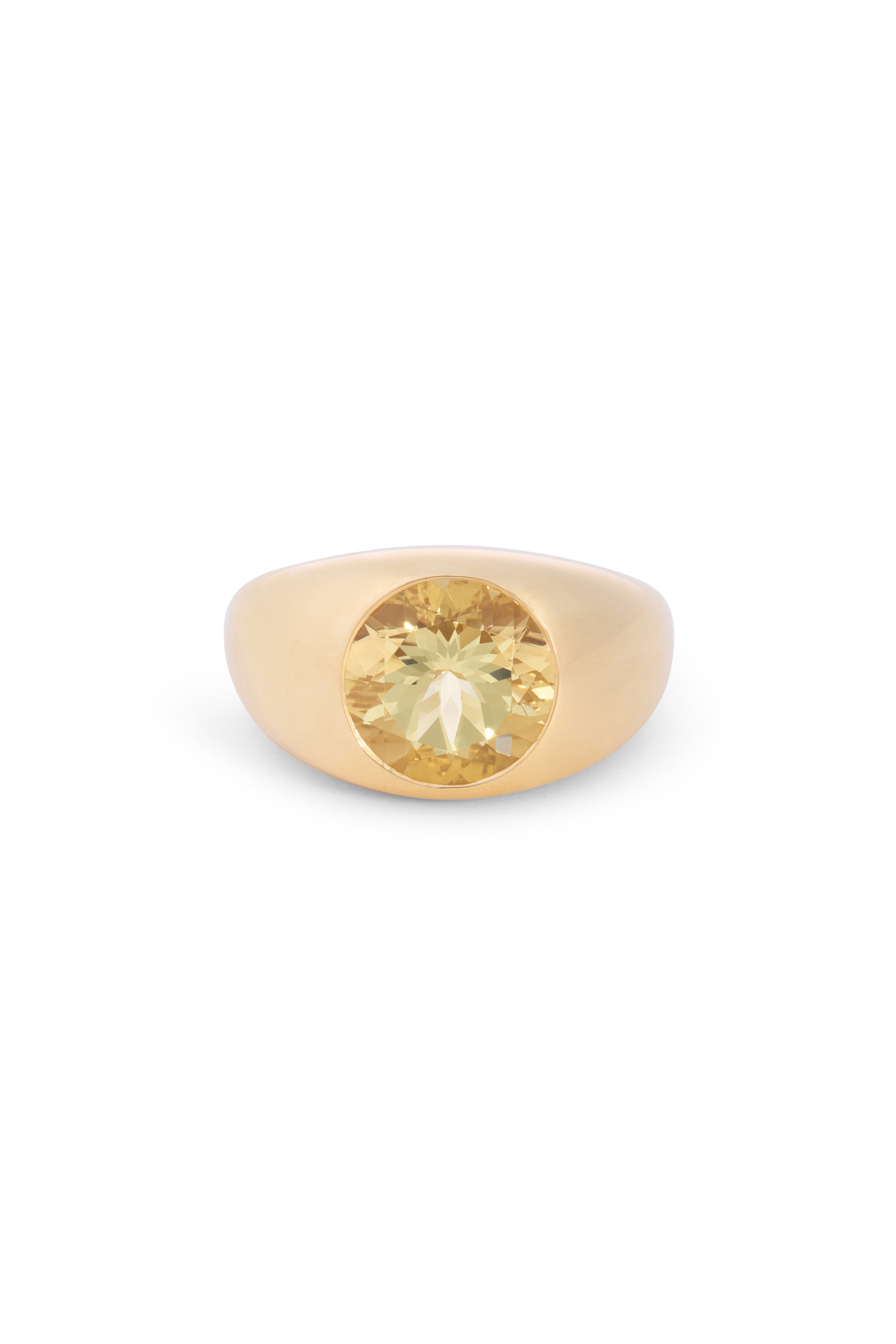 Yellow Beryl Ring